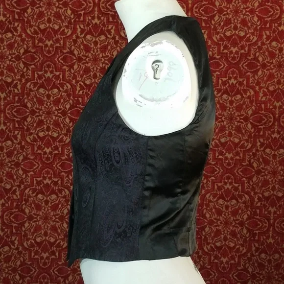 KAREN SCOTT purple paisley vest M✨ - Picture 5 of 6